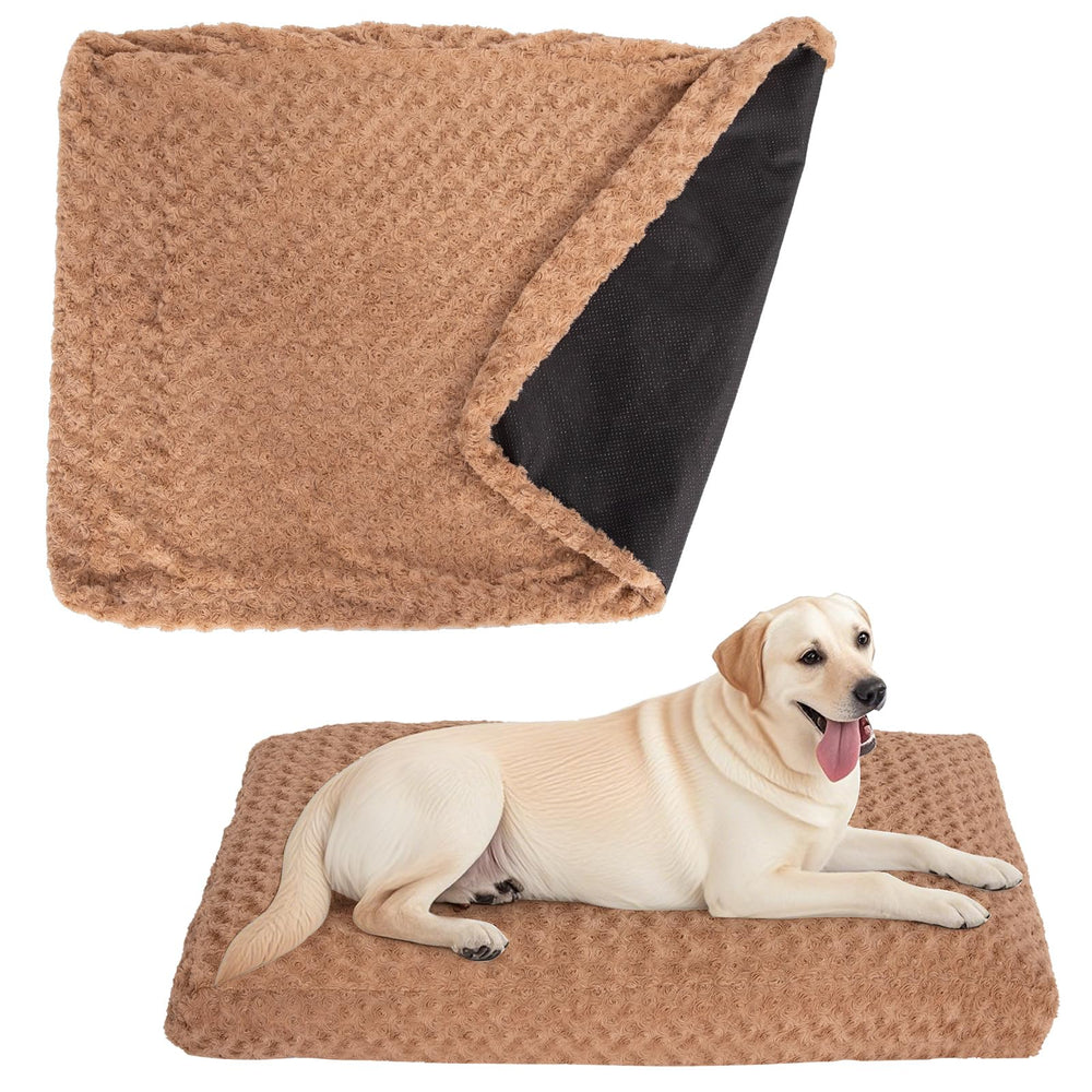 BLVOTKRO faux fur dog bed cover gray offers luxurious softness for cozy naps