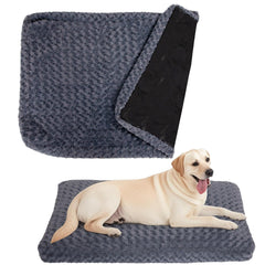 BLVOTKRO faux fur dog bed cover rose velvet texture for luxurious pet comfort