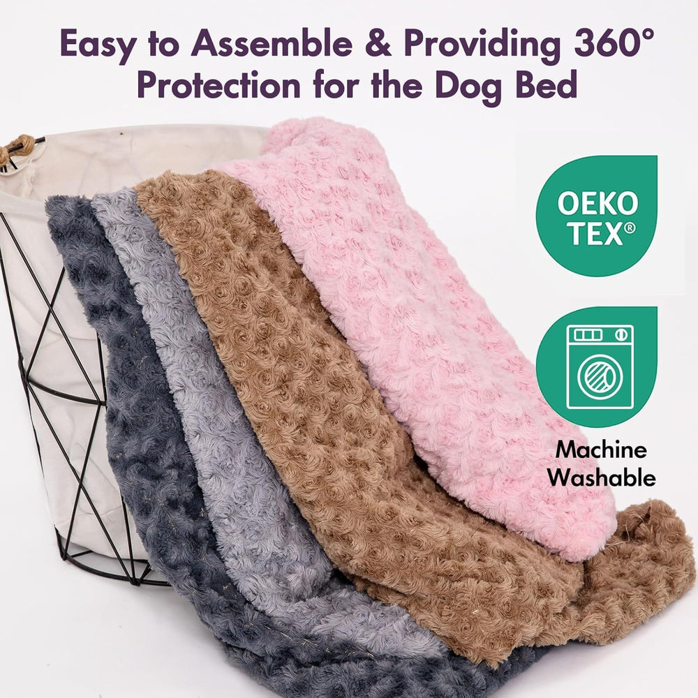 BLVOTKRO machine washable dog bed cover for simple cleanup