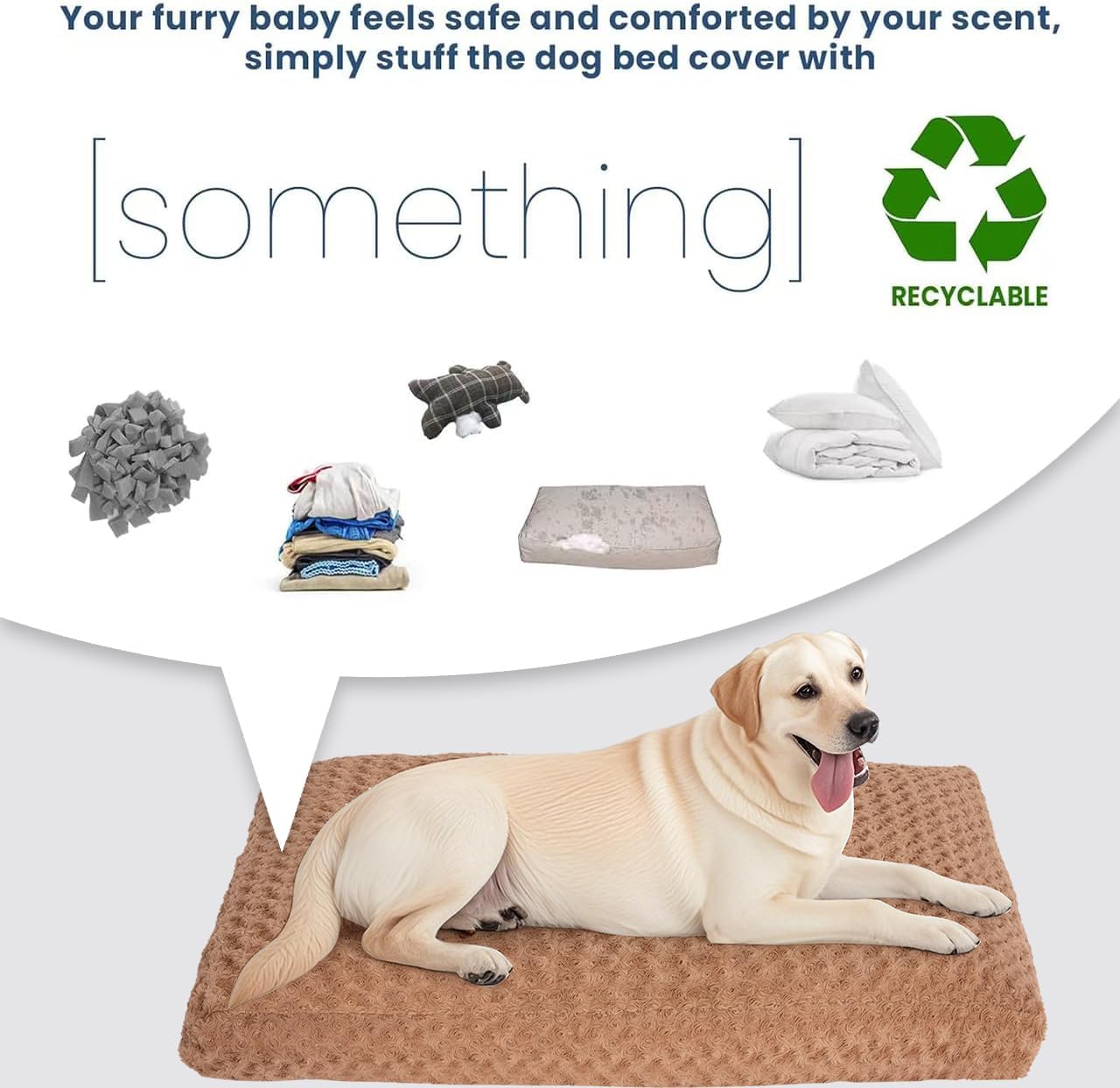 BLVOTKRO removable washable dog bed cover enables quick cleaning