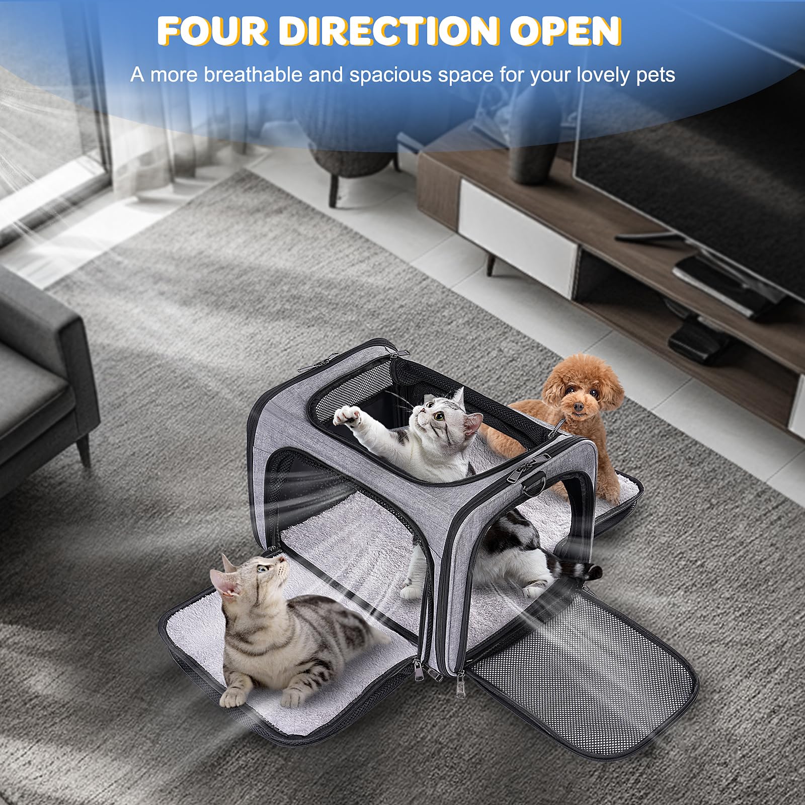 BNISE washable bed provides easy cleaning after adventures.
