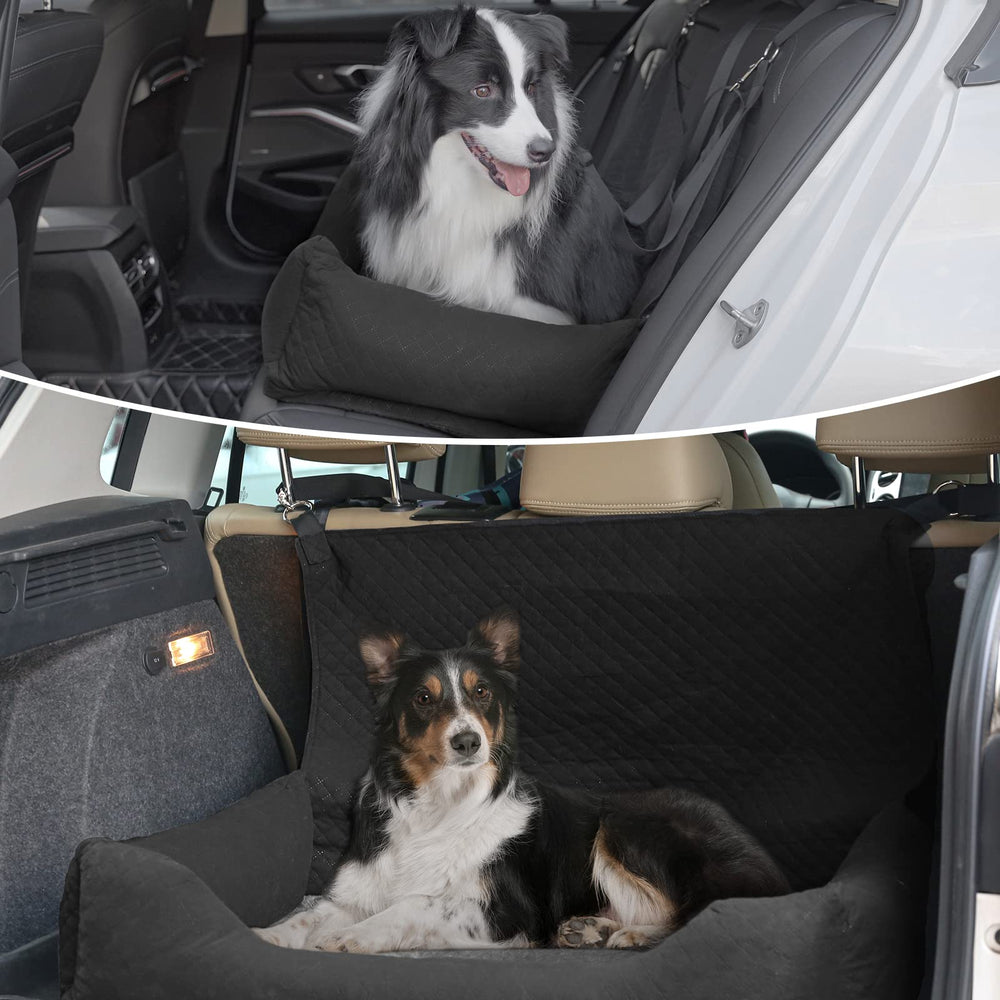 Bnonya dog car seat vacuum-packaged to protect quality until use.