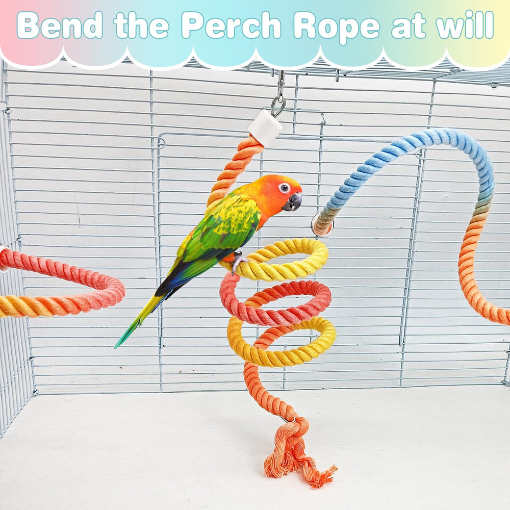 BNOSDM 3Pcs cage-enrichment view shows sturdy configuration for climbing and resting