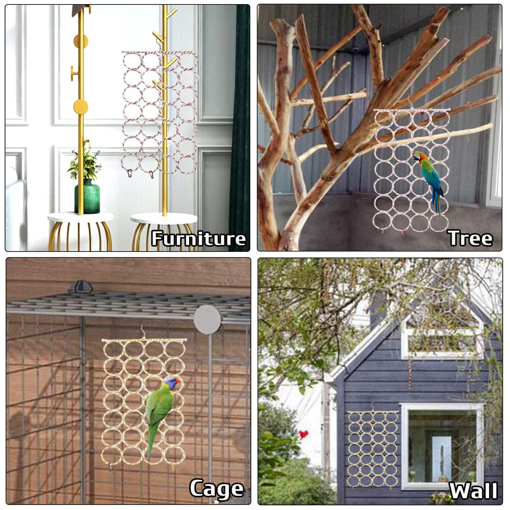 BNOSDM rope nets support playtime and exploration, reducing boredom in pets