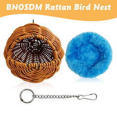 BNOSDM budgie nesting swing invites gentle play and secure perching.
