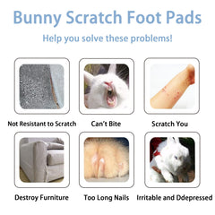BNOSDM bunny scratching board in cage promotes safe scratching
