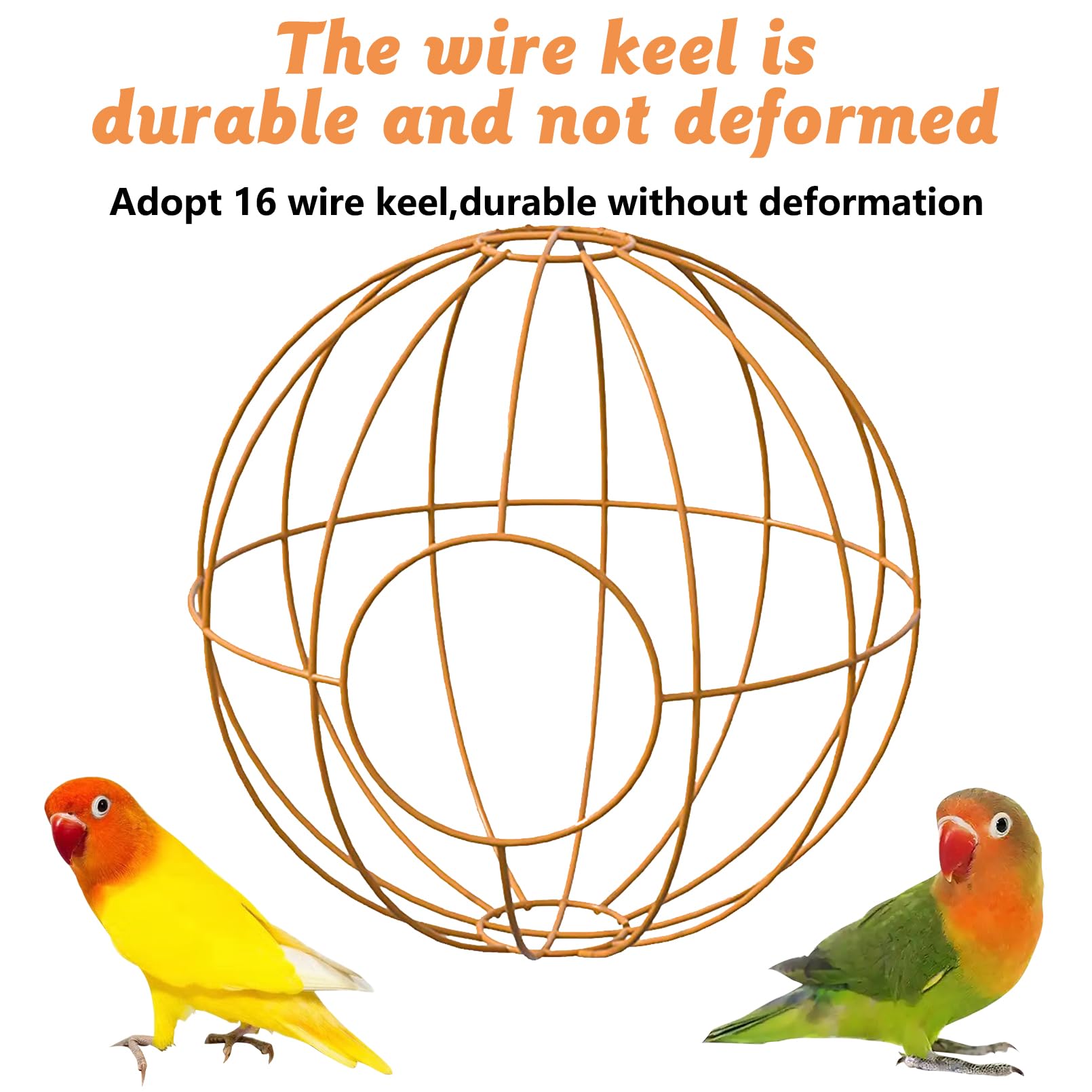 BNOSDM canaries nesting habitat provides a dedicated rest nook inside the cage.