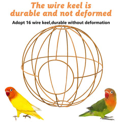 BNOSDM canaries nesting habitat provides a dedicated rest nook inside the cage.