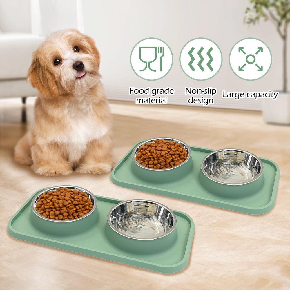 BNOSDM bowls dimensions 14-ounce capacity suitable for puppies and small pets.
