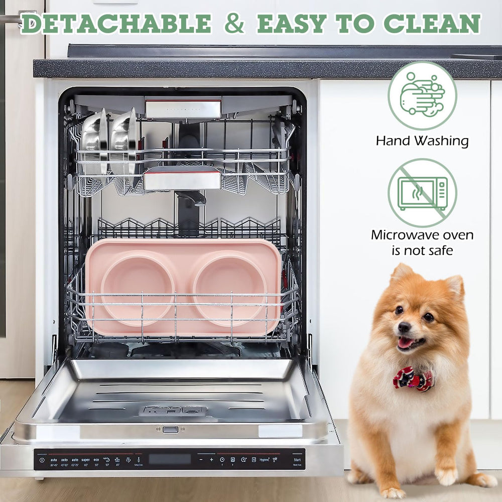 BNOSDM plastic base with bowl liners for a durable feeding station