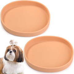 BNOSDM silicone dog food plate with non-slip bottom for mess-free feeding