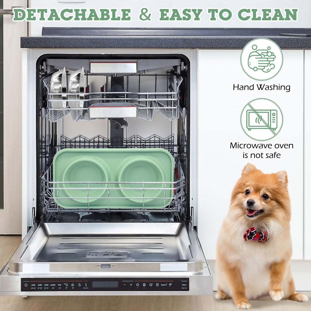 BNOSDM sturdy materials combining stainless steel and plastic for durable pet feeding