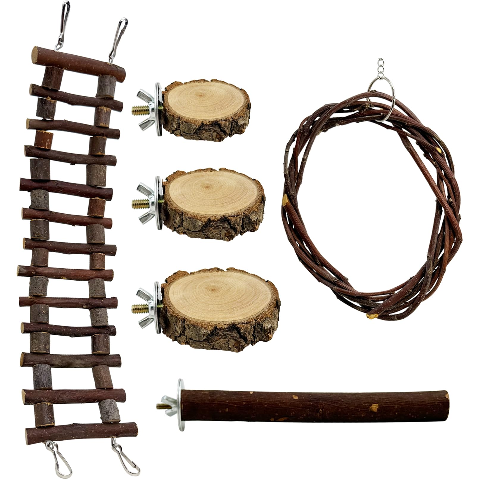 BNOSDM Sugar Glide in-cage setup demonstrates compact, secure play accessories.