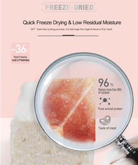 BNYEE chicken treat packaging close-up shows resealable bag freshness.