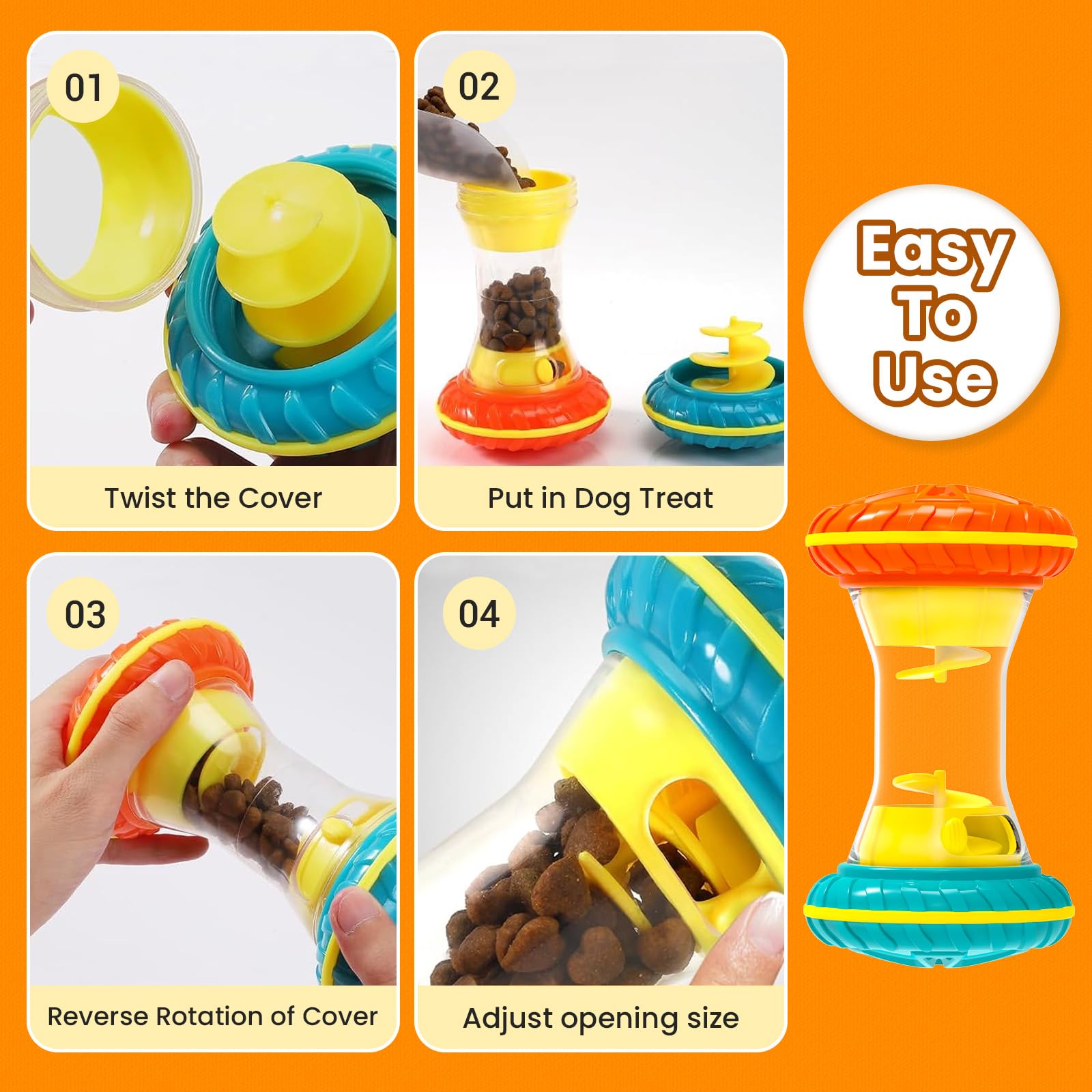 BoYoYo Estimulación cognitiva para perros, promueve juego interactivo