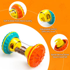 BoYoYo Rueda espiral de desafío para perros, fomenta concentración y recompensa