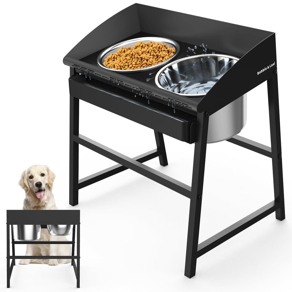 Bobbie & Laxi elevated dog bowl stand for comfortable large-dog feeding