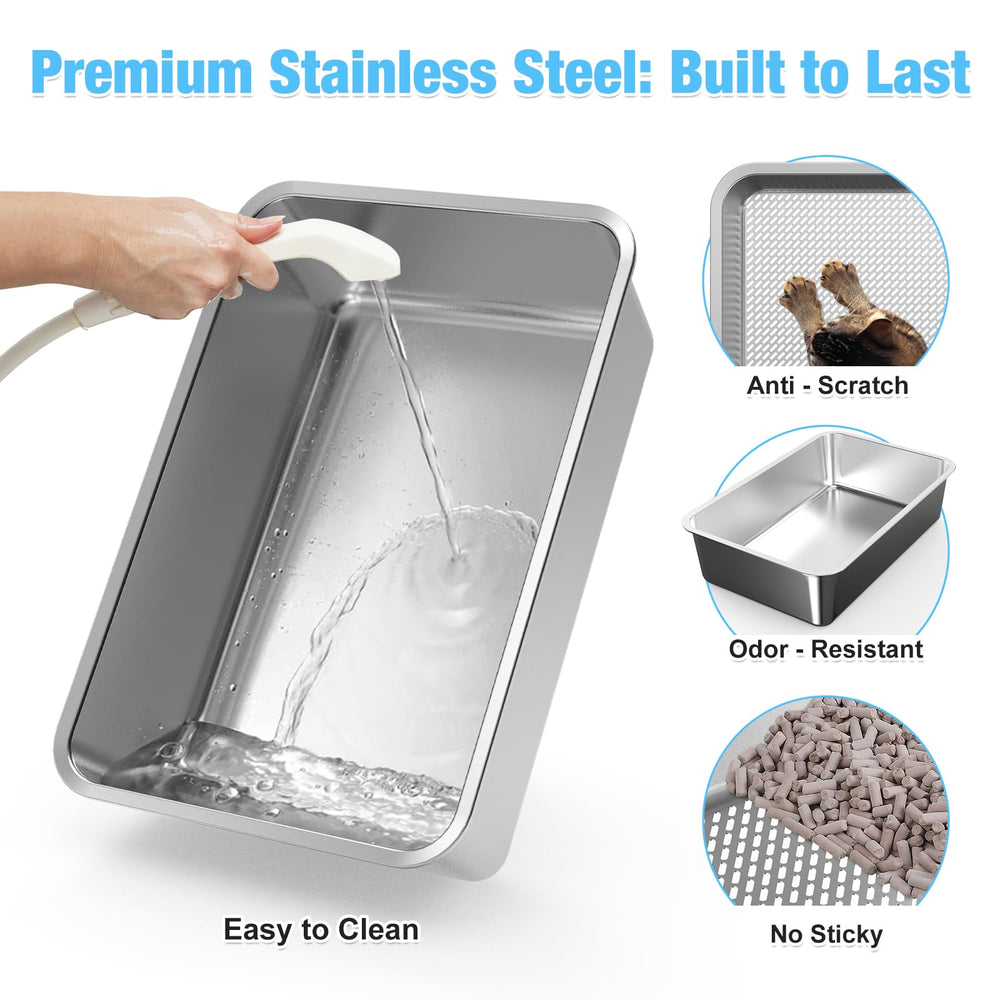 Bobbie & Laxi splash guard requires no assembly for quick setup.