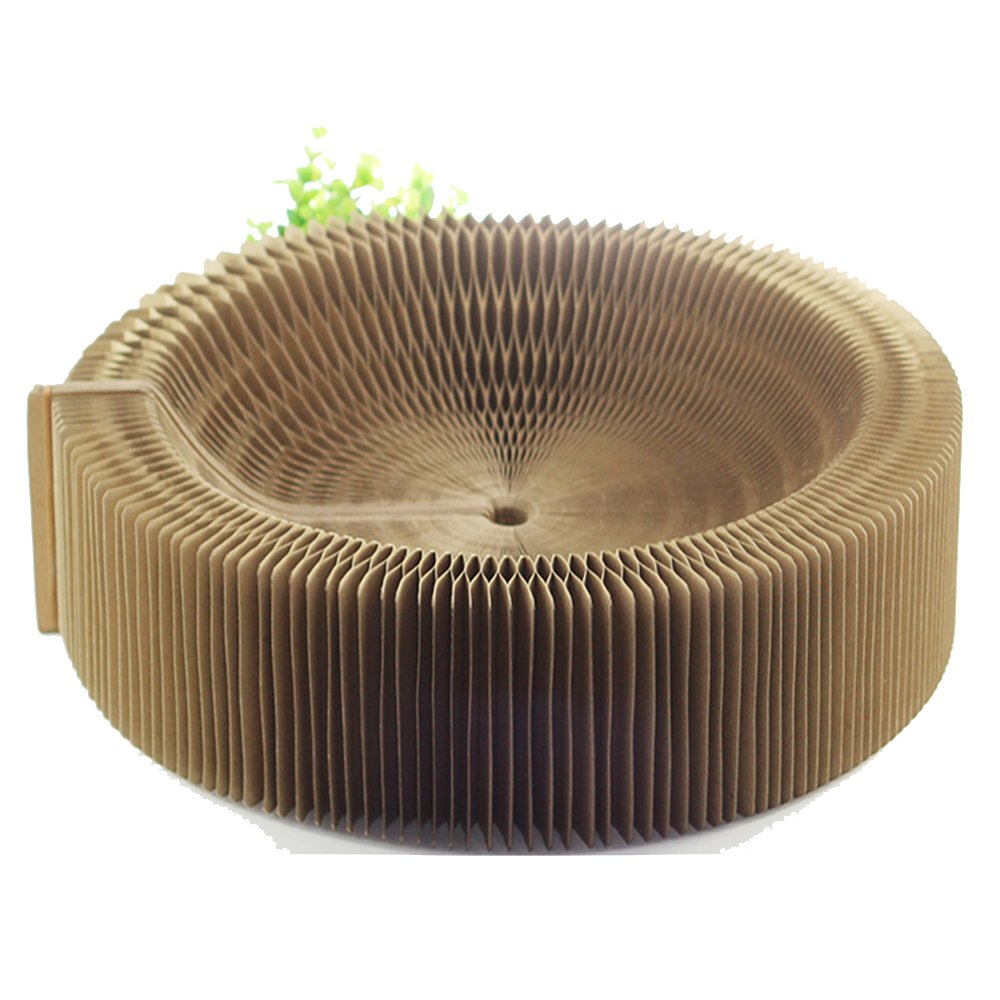 BobbyPet Cat Scratcher Lounge Bed breathable-cardboard construction improves airflow