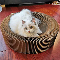 BobbyPet Cat Scratcher Lounge Bed cat-scratching-action for furniture protection