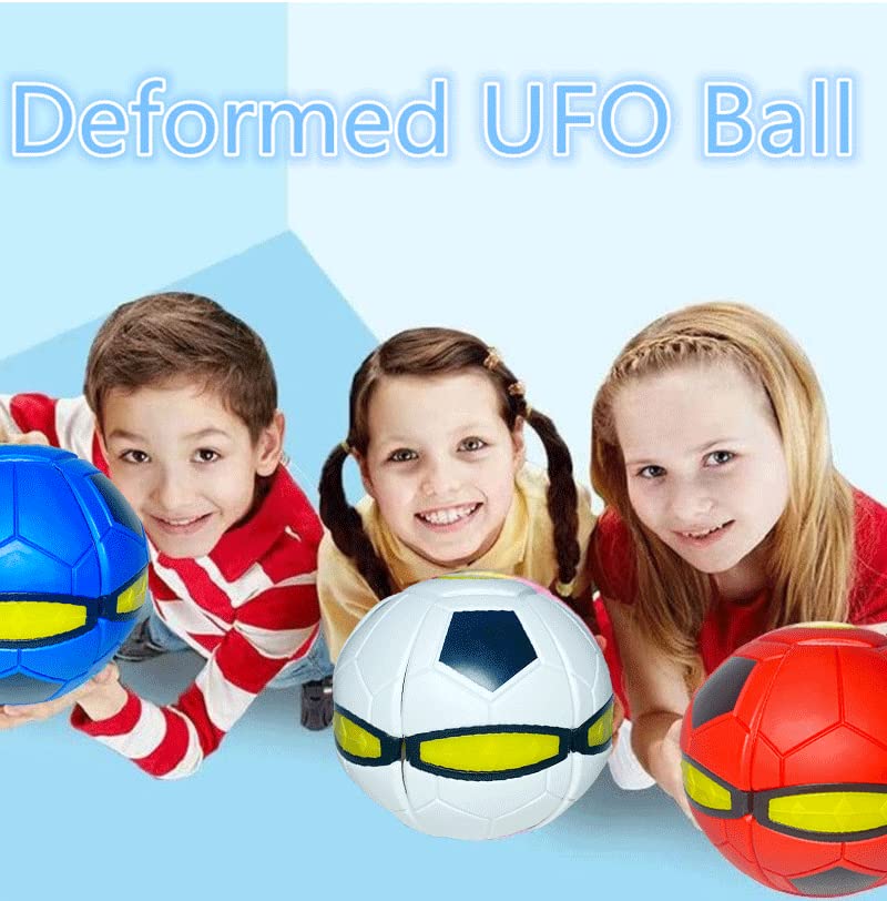 Bobcow UFO Magic Ball in flying saucer mode enables dynamic outdoor play