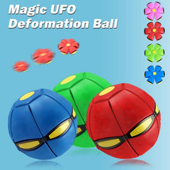 Bobcow UFO Magic Balls in dog fetch play emphasizing agility and fun.