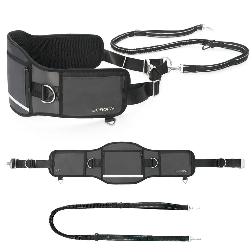 Bobopal hands-free leash waistbelt for comfortable daily walks.