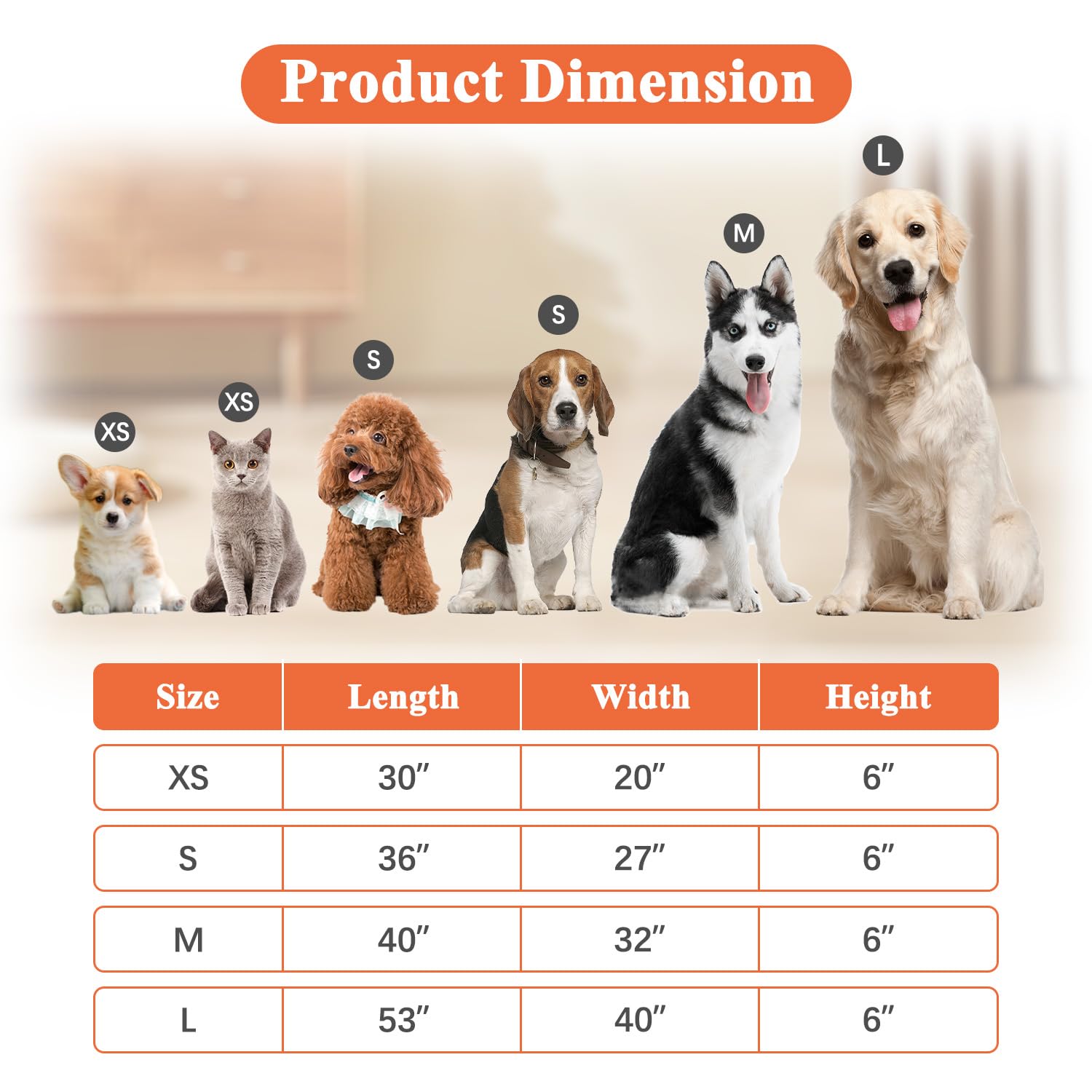 BOCTOPUG bed cover leak-proof smell-control ideal for multi-pet households