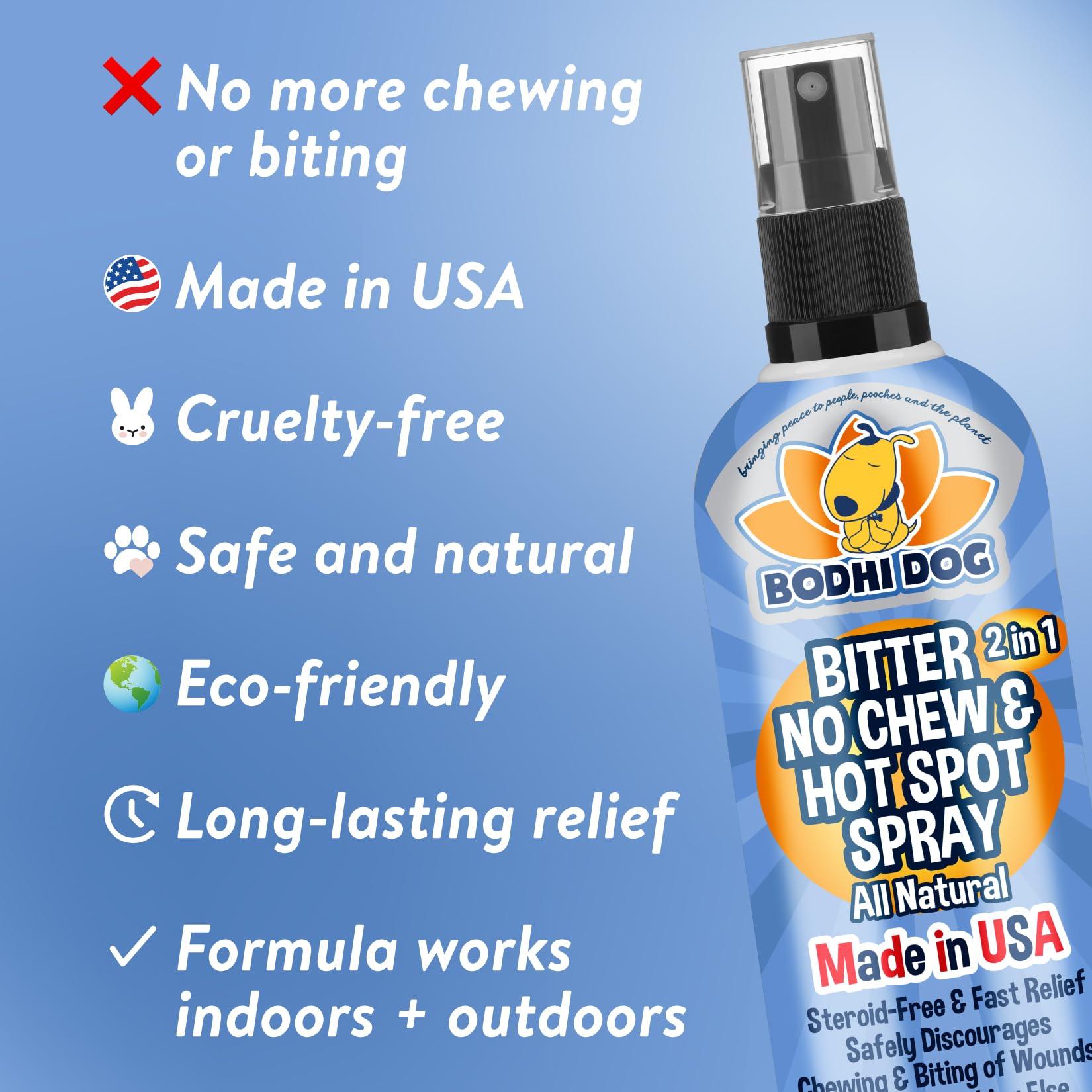 Bodhi Dog Bitter lemongrass scent close-up on label for easy scent recognition