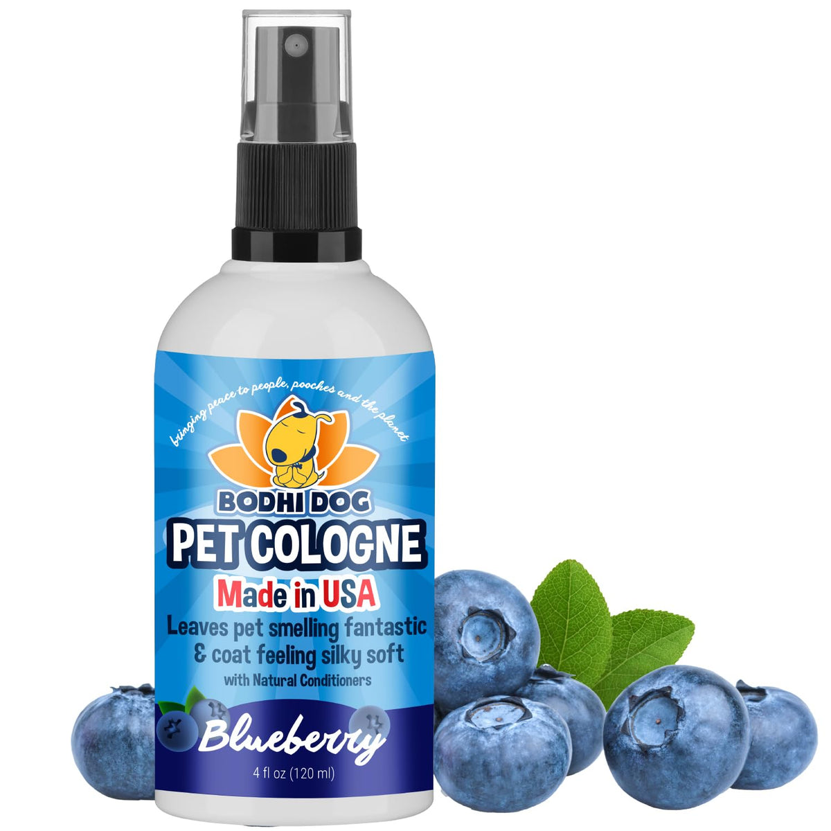 Bodhi Dog Colonia Natural Arándano - botella: aroma suave para paseos.