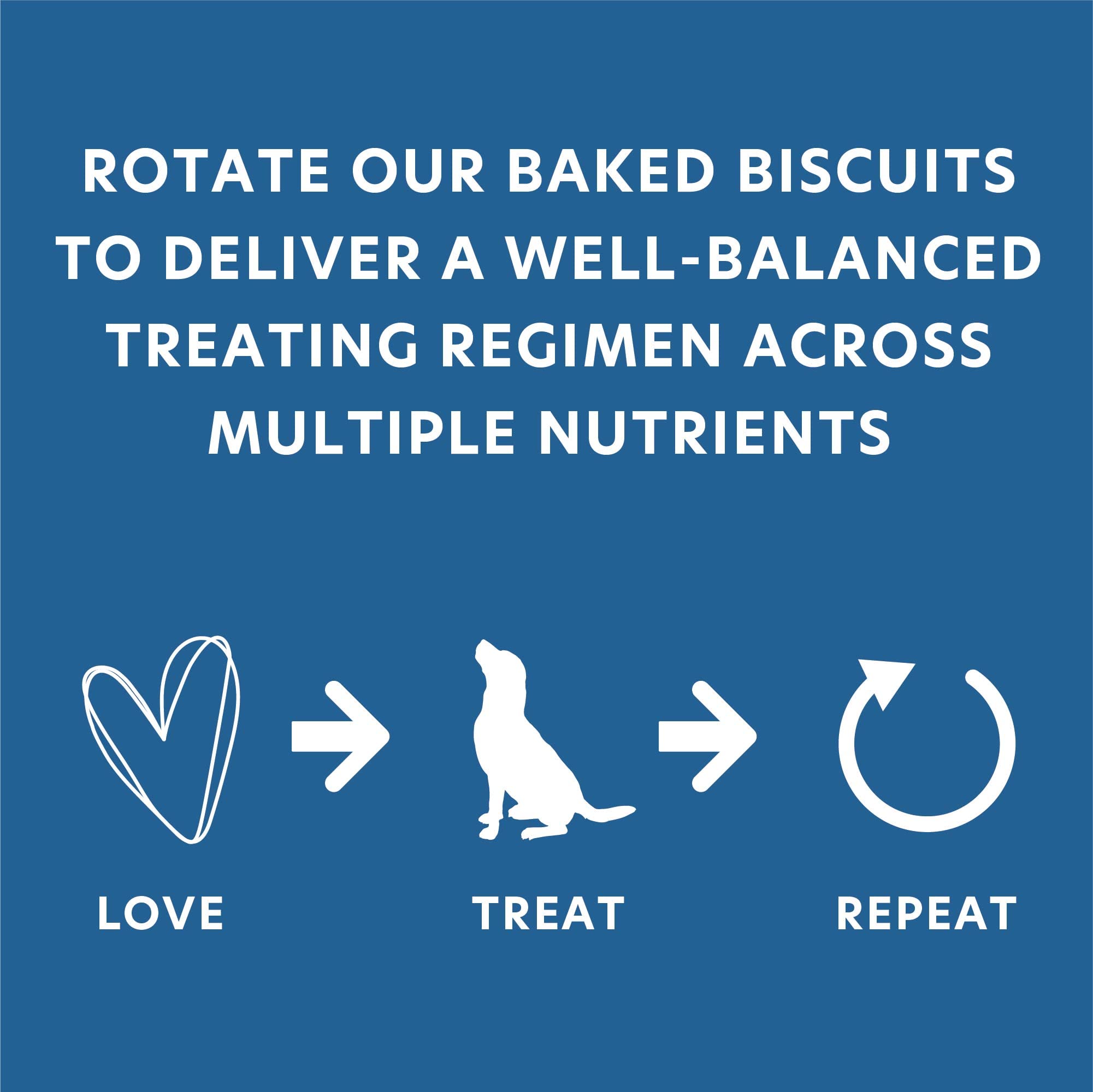 Body and Soul daily-treat rotation visual promotes variety for balanced snacks.