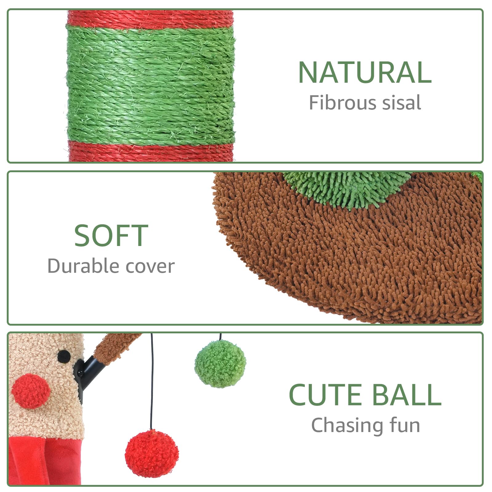 BOLUO natural sisal rope posts tailored for durable scratching