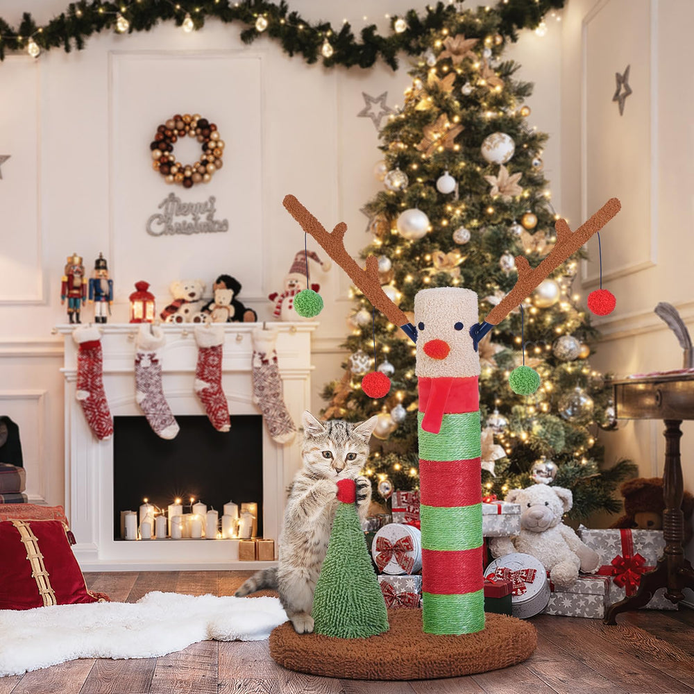 BOLUO indoor cat play tree ideal for adventurous kitties