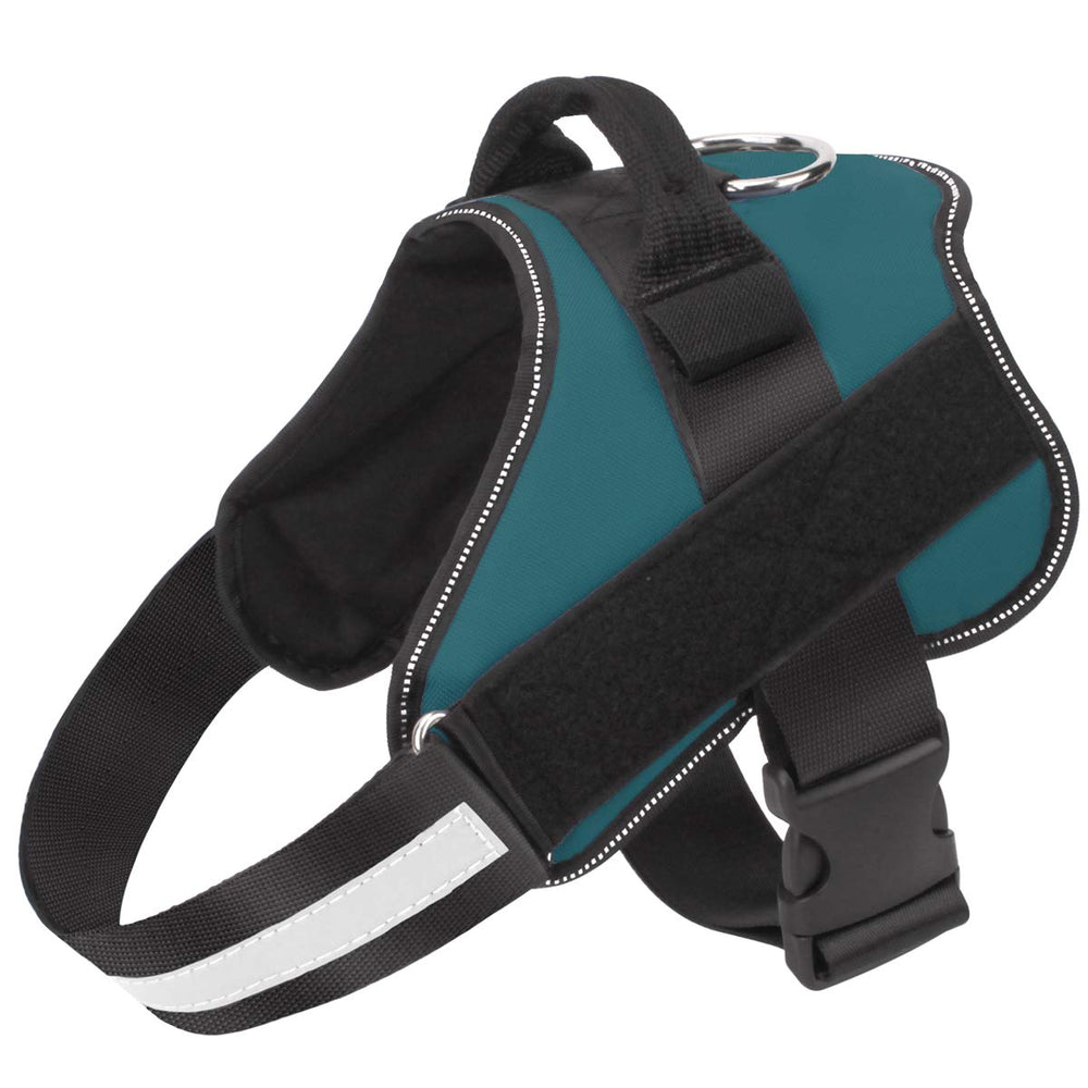 Bolux arnés No-Pull turquesa XS vista frontal para paseo sin tirones