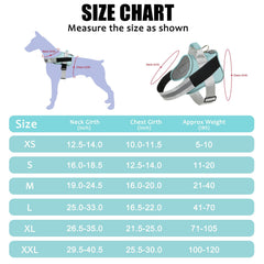 Bolux breathable dog harness shoulder area for airflow