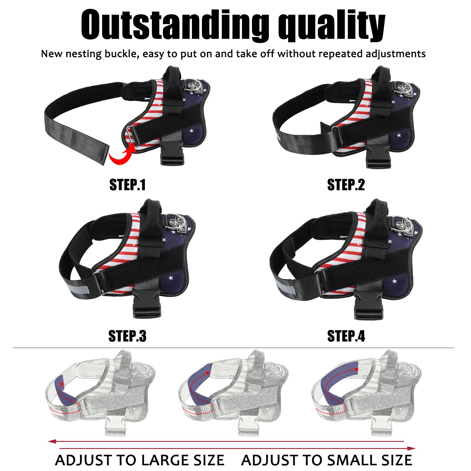 Bolux reflective straps night visibility for safer evening walks