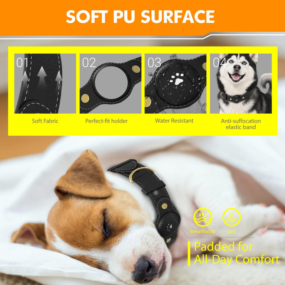 BOMERAHE durable waterproof collar IP67 for all-weather adventures