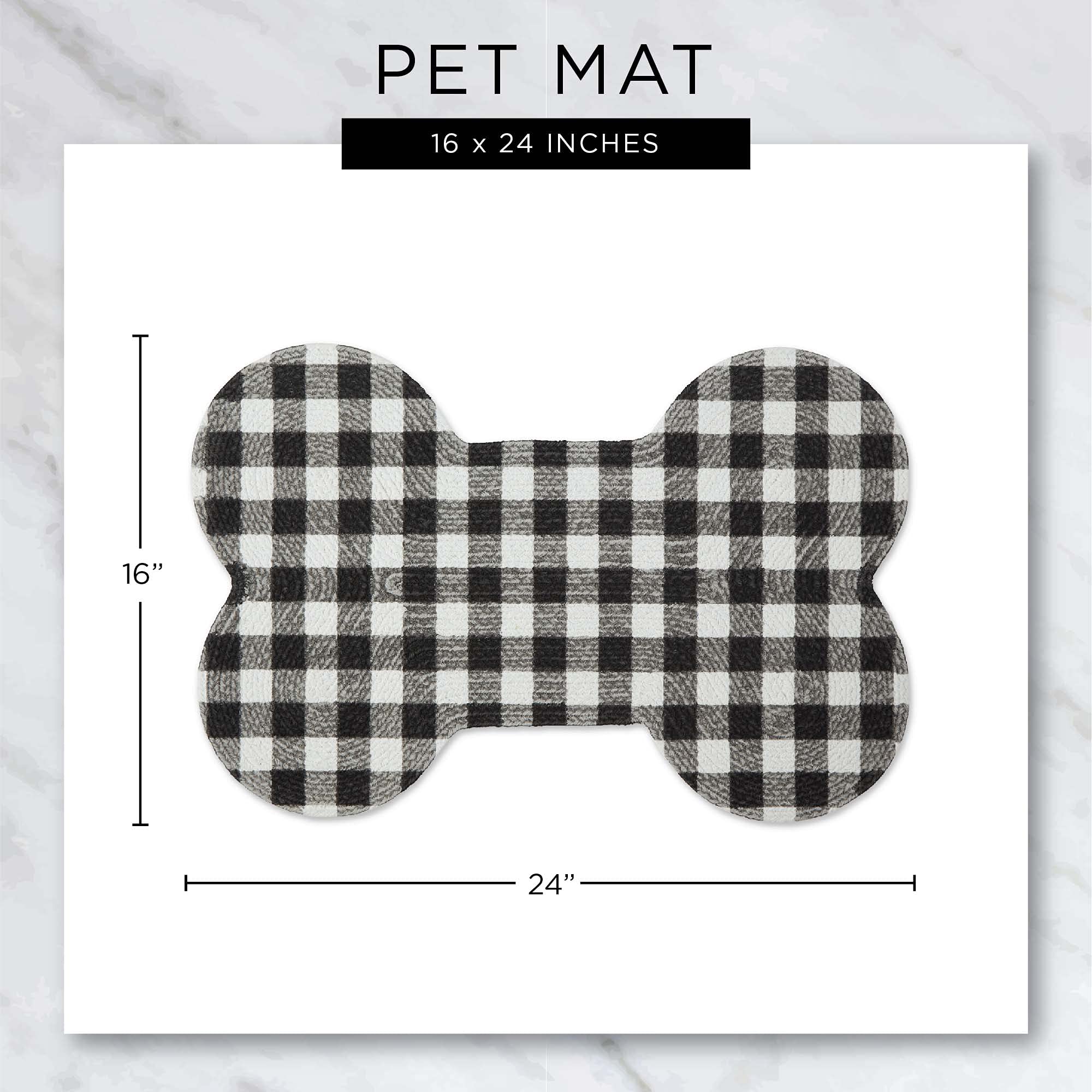 Bone Dry DII pet mat coordinates with bowls, beds, and towels for a cohesive setup.