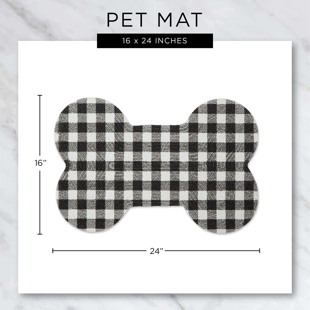 Bone Dry DII pet mat coordinates with bowls, beds, and towels for a cohesive setup.