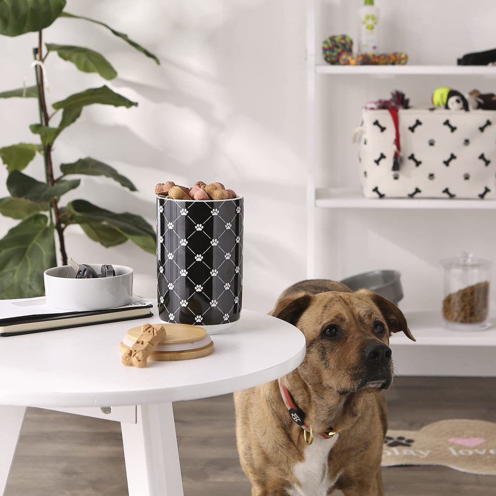 Bone Dry dog treat biscuits jar ready-to-use rewards for training sessions.
