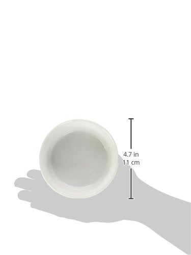 Bone Dry lattice gray pet-feeding-time scene with two bowls.