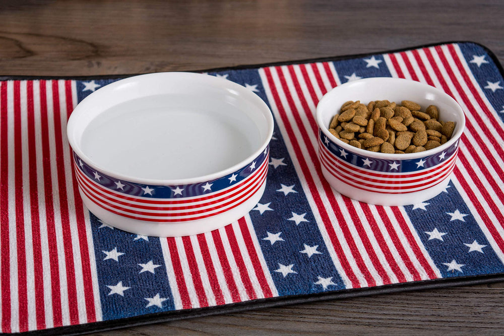 Bone Dry microwave-safe pet bowl ready for warming pet meals