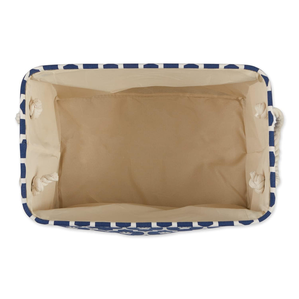 Bone Dry nautical blue storage bin adds stylish, durable pet storage