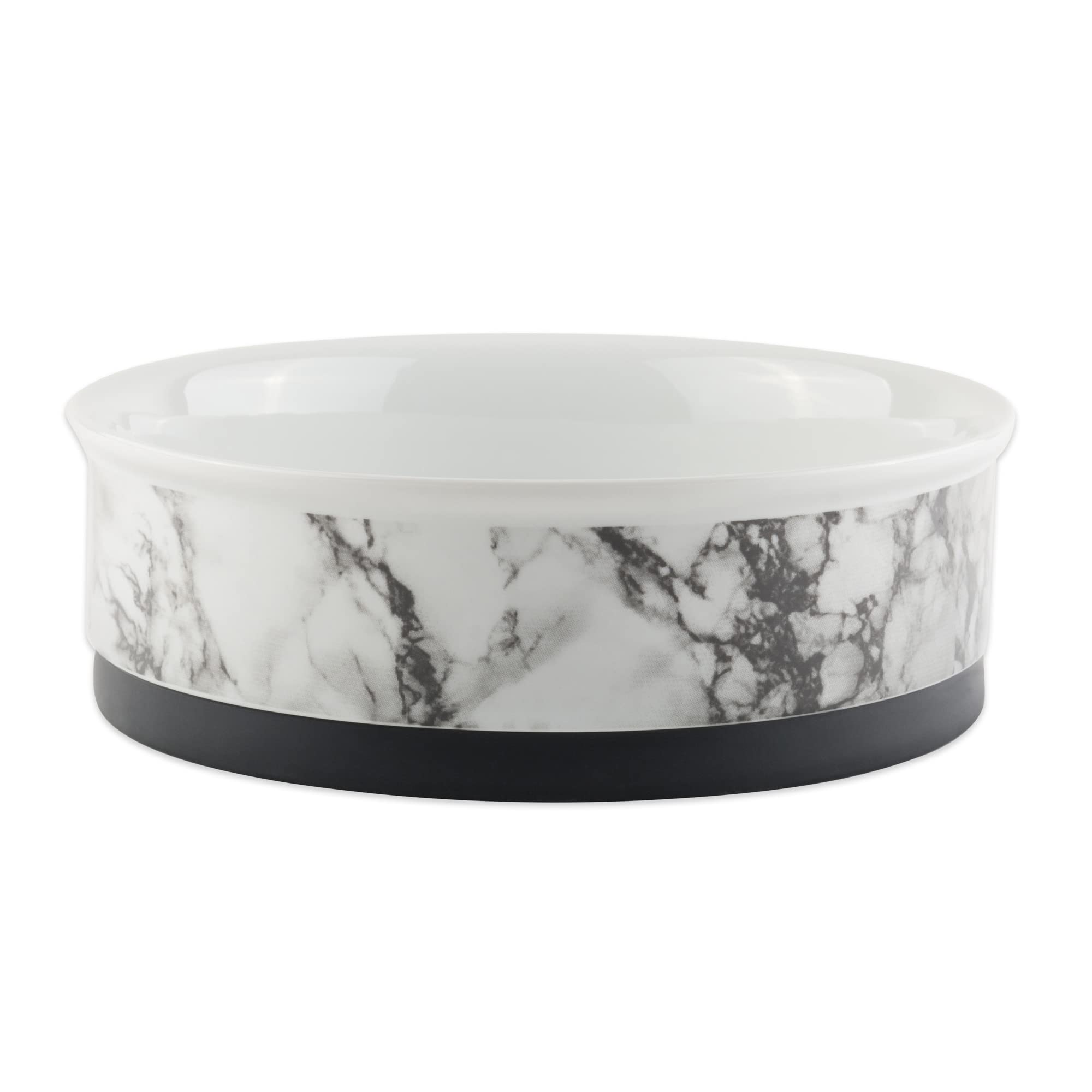 Bone Dry pet bowl with silicone bottom prevents sliding during meals