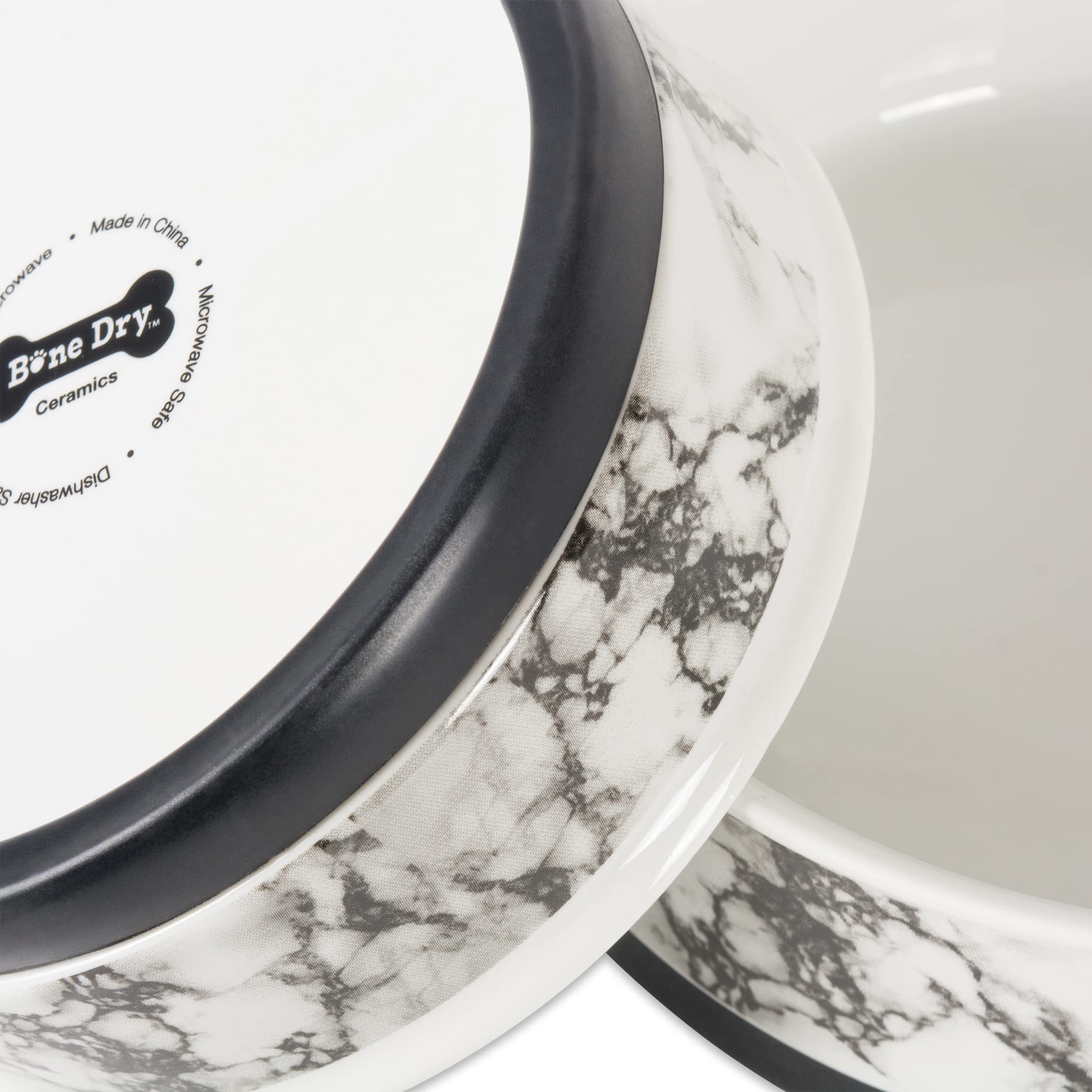 Bone Dry six-inch diameter bowls suit small to medium pets