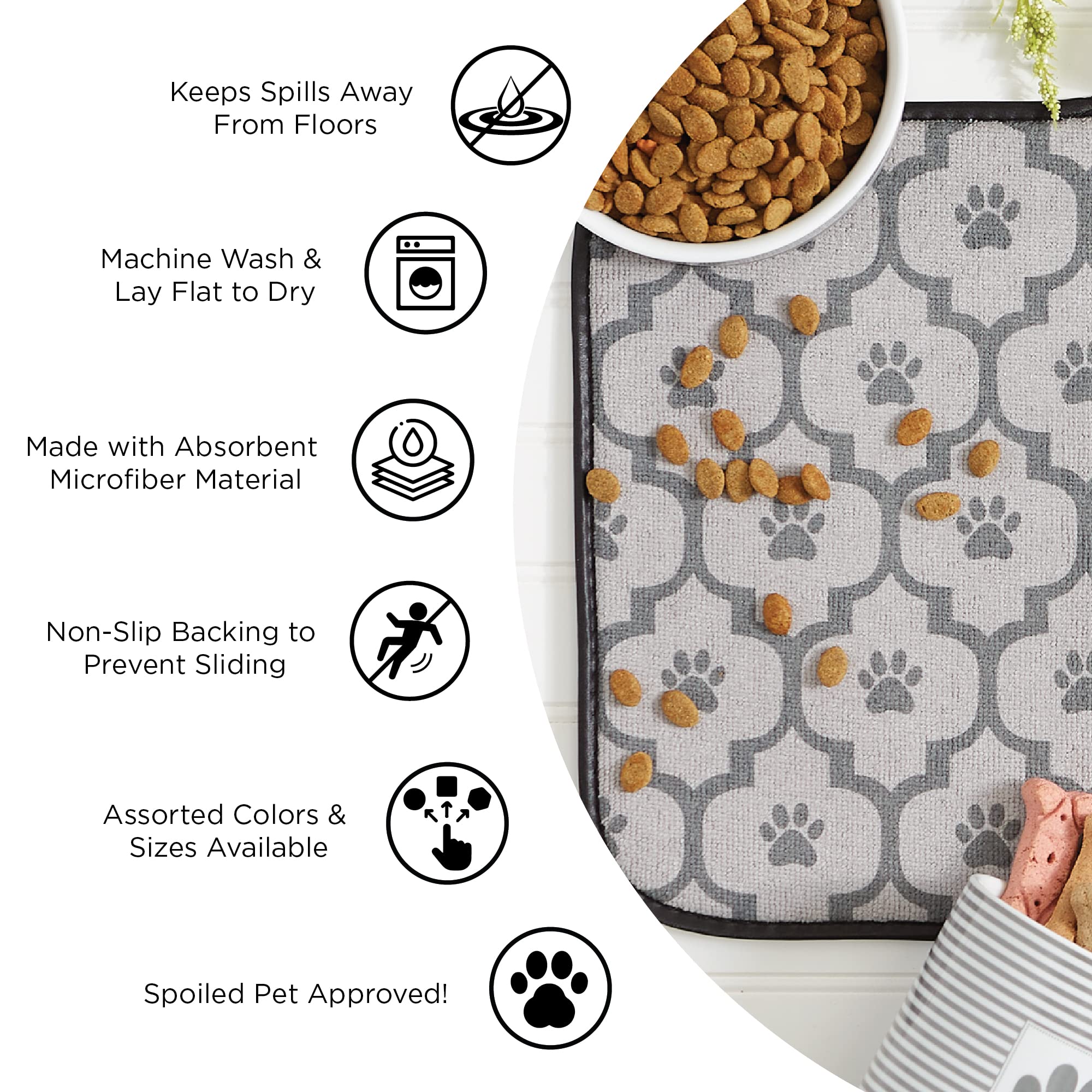 Bone Dry absorbency close-up highlights microfiber performance.