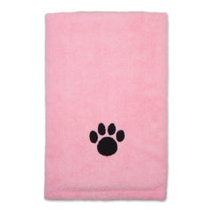 Bone Dry Pet Towel 41x23.5 absorbent microfiber closeup highlights fast drying after bath.