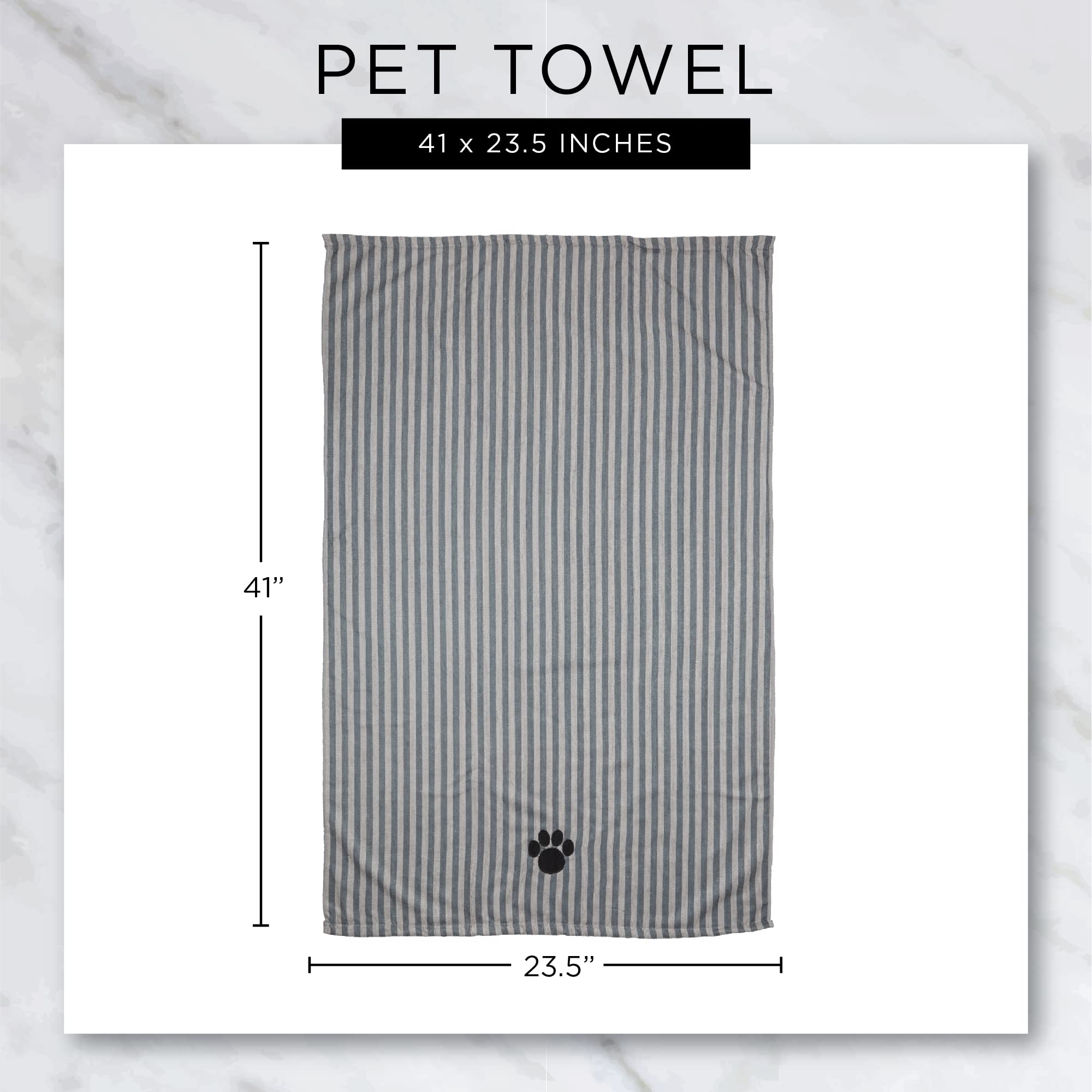 Bone Dry towel is machine washable for convenient at-home care