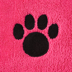 Bone Dry embroidery detail on towel showcases premium craftsmanship for stylish grooming