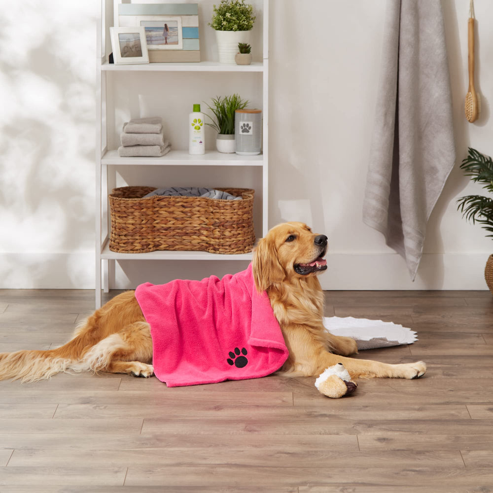 Bone Dry towel on couch or car seat protects surfaces while pets stay warm